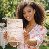 Champagne Bridal Brunch Invitation 招待状