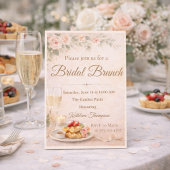 Champagne Bridal Brunch Invitation 招待状