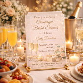 Champagne Bridal Glow Invitation 招待状