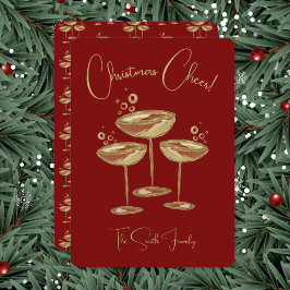 Champagne Christmas Card シーズンカード