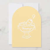 Champagne Coquette 招待状 (裏面)