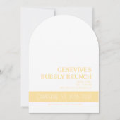 Champagne Coquette 招待状 (正面)