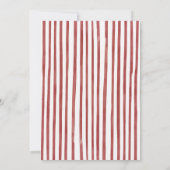 Champagne Coupe Cherry Heart Birthday Invitation 招待状 (裏面)