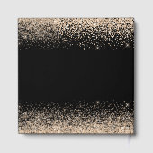 Champagne Dress Faux Glitter Sweet 16 Birthday ゲストブック (裏面)