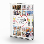 Champagne Glasses Anniversary Photo Block フォトブロック (右)