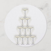 Champagne Glasses Wedding メニュー (裏面)