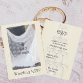 Champagne Glasses Wedding 出欠カード