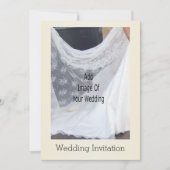 Champagne Glasses Wedding 招待状 (正面)