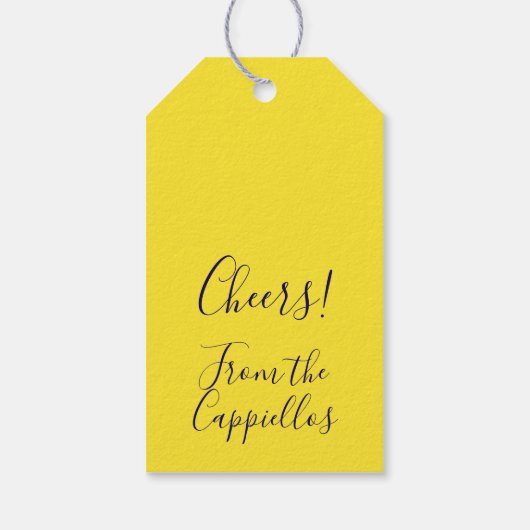 Champagne Grapes ギフトタグ (裏面)