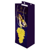 Champagne Grapes  Wine Gift Bag ワインギフトバッグ (裏面アングル)