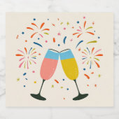 Champagne 🍾 labels 🍾 スパークリングワインラベル (シングルラベル)