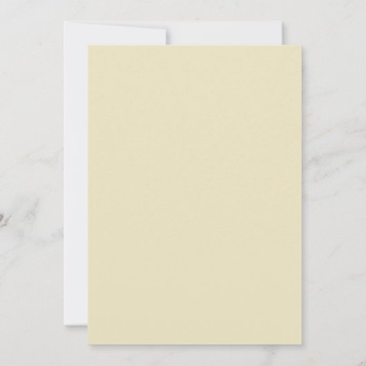 Champagne Lustrous Spring Wedding 招待状 (裏面)