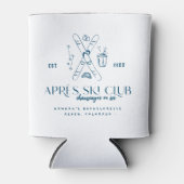 Champagne on Ice | Après Ski Winter Bachelorette 缶クーラー (正面)