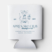 Champagne on Ice | Après Ski Winter Bachelorette 缶クーラー (裏面)