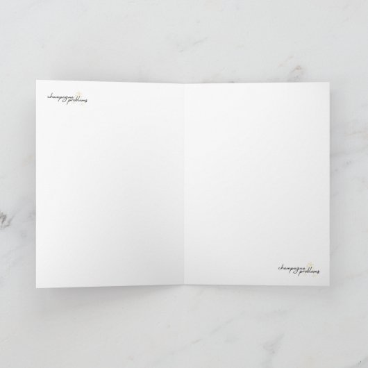 champagne problems カード (内部)