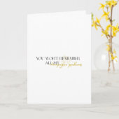 champagne problems カード (黄色い花)