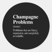 Champagne Problems Dictionary Definition  ラウンドシール (正面)