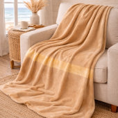 Champagne Sand Horizon Fleece Blanket フリースブランケット