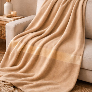 Champagne Sand Horizon Fleece Blanket フリースブランケット
