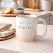 Champagne Shore Calm Classic Mug, 11 oz コーヒーマグカップ