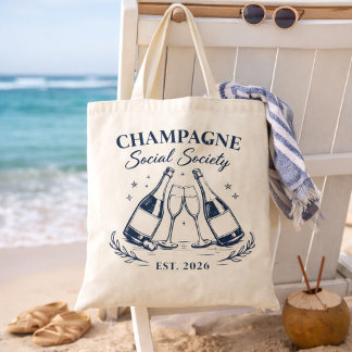 Champagne Social Society Tote Bag トートバッグ