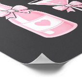 Champagne Swea Martini Coquette Happy New Year Par ポスター (角)