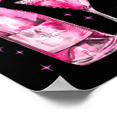 Champagne Swea Martini Coquette Happy New Year Par ポスター (角)