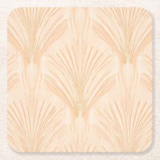 Champagne Tastes スクエアペーパーコースター (正面)