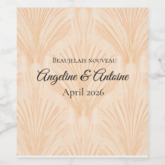 Champagne Tastes ワインラベル (シングルラベル)