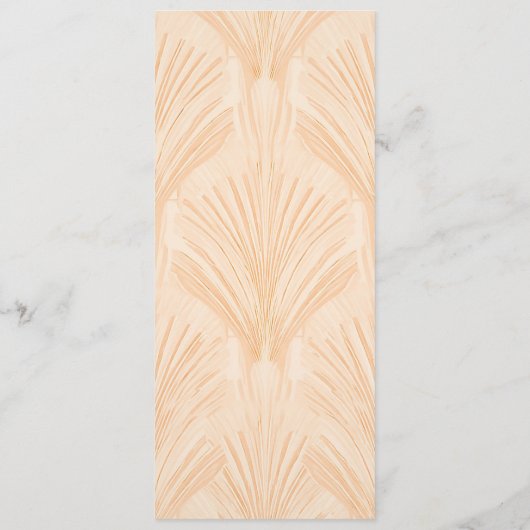 Champagne Tastes Elegant Minimalist メニュー (裏面)