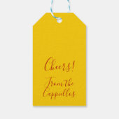 Champagne Toast ギフトタグ (裏面)