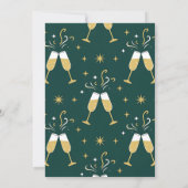 Champagne Toast 2026 New Years Eve Party 招待状 (裏面)