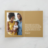 Champagne Toast Happy New Year Retro Groovy Photo シーズンカード (内部)