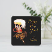 Champagne Toast New Year シーズンカード (スタンド正面)