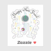 Champagne Toast New Years Eve シール (シート)