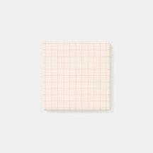 Champagne TonesのミニマリストGrid Post-it®ノート
