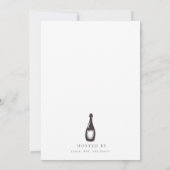 Champagne Tower Engagement Party  招待状 (裏面)