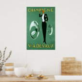 Champagne Vintage Poster ポスター (キッチン)
