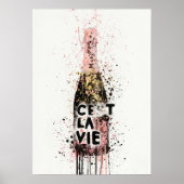 Champagner Graffiti ポスター (正面)