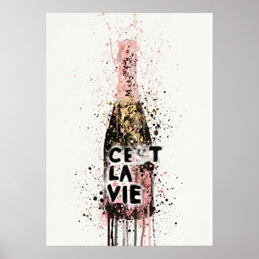 Champagner Graffiti ポスター (正面)