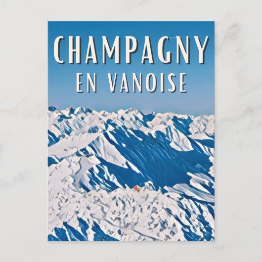 Champagny-en-Vanoise Station de ski ポストカード (正面)