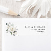 Champaigneホワイトウォーター色フローラアドレス ラベル (インサイチュ)