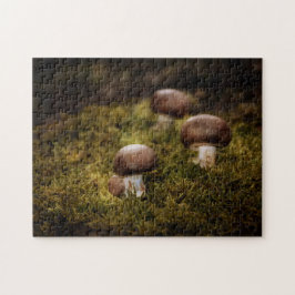 Champignons auf Moos ジグソーパズル