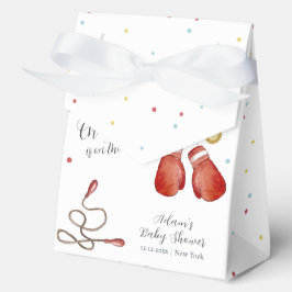 Champion Boxing Sport Clothesline Baby Shower フェイバーボックス