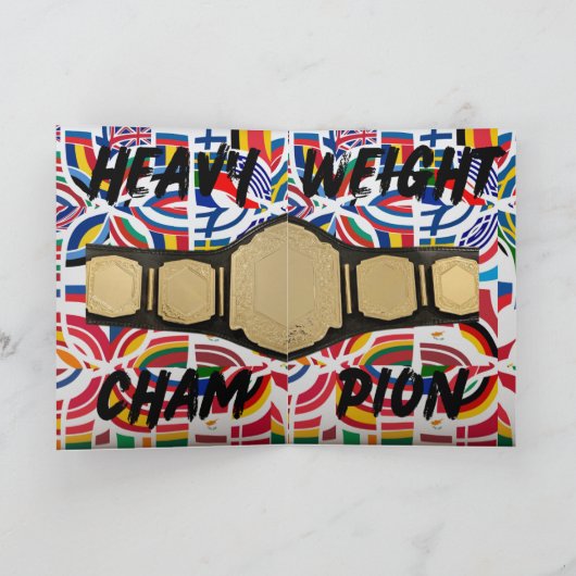 CHAMPION Celebration Card - Blank Inside カード (内部)