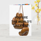 CHAMPION Celebration Card - Blank Inside カード (黄色い花)