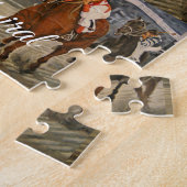 Champion Thorougbred Seabiscuit Defeats Favorited ジグソーパズル (側面)