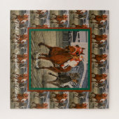 Champion Thorougbred Seabiscuit Defeats Favorited ジグソーパズル (横)