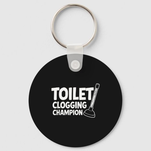 Champion Toilet Clogging World キーホルダー (正面)