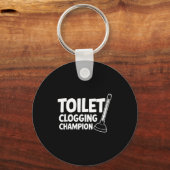 Champion Toilet Clogging World キーホルダー (正面)